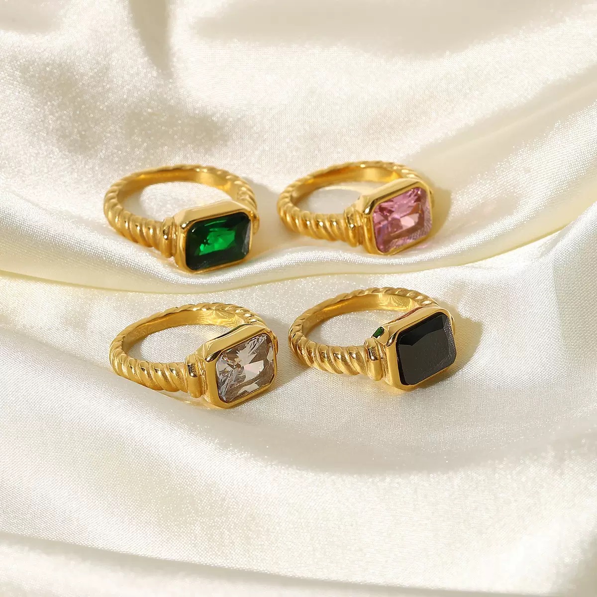 Aureate Veridian Obelisk Rings Cover